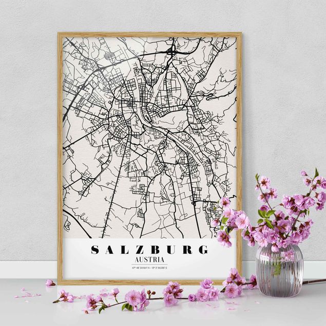 Kitchen Salzburg City Map - Classic