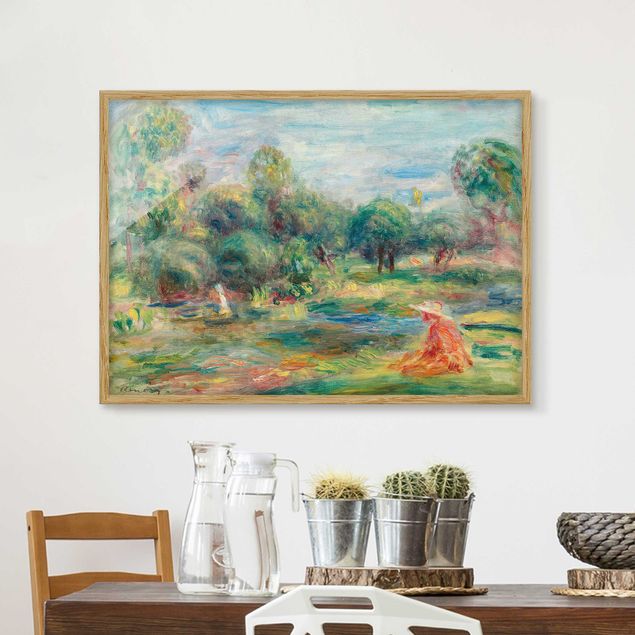 Kitchen Auguste Renoir - Landscape At Cagnes
