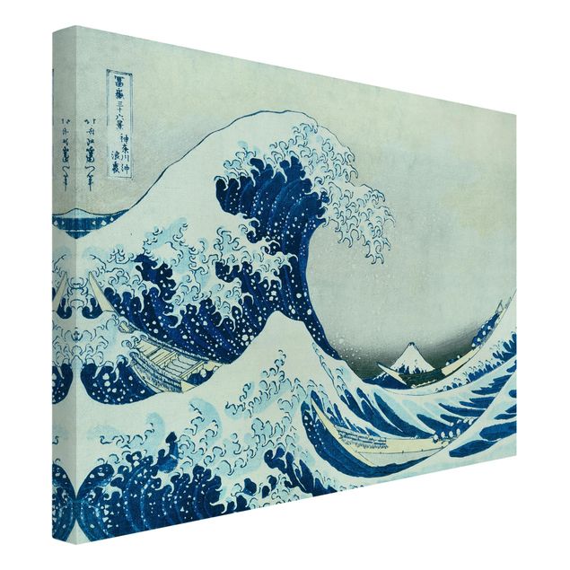Beach canvas art Katsushika Hokusai - The Great Wave At Kanagawa