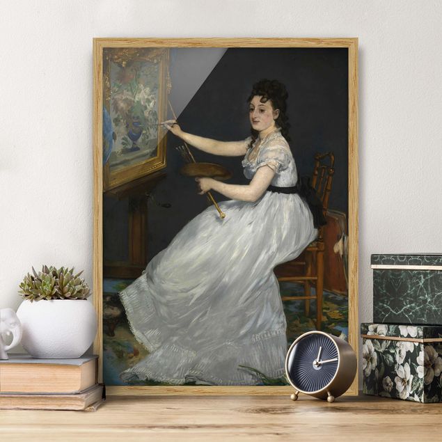 Paintings of impressionism Edouard Manet - Eva Gonzalès