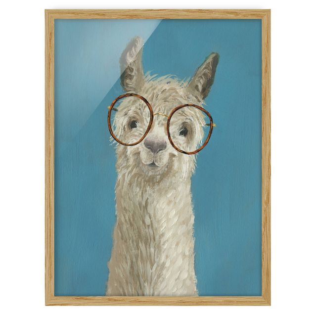 Contemporary art prints Lama With Glasses I