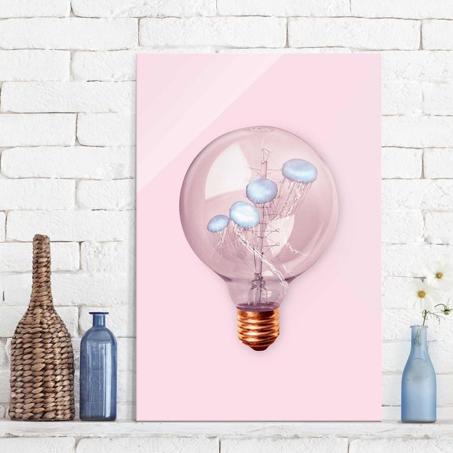 Kitchen Light Bulb With Jellyfish