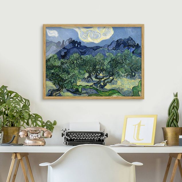 Paintings of impressionism Vincent Van Gogh - Olive Trees