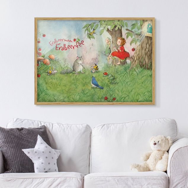 Prints nursery Little Strawberry Strawberry Fairy - Making Music Together