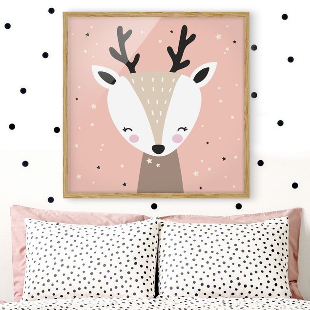 Deer prints Happy Deer