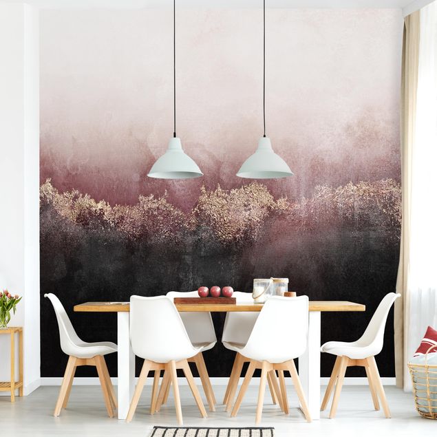 Aesthetic pink wallpaper Golden Dawn Pink