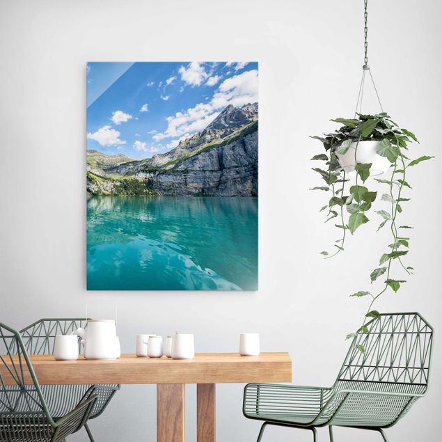 Switzerland wall art Divine Mountain Lake