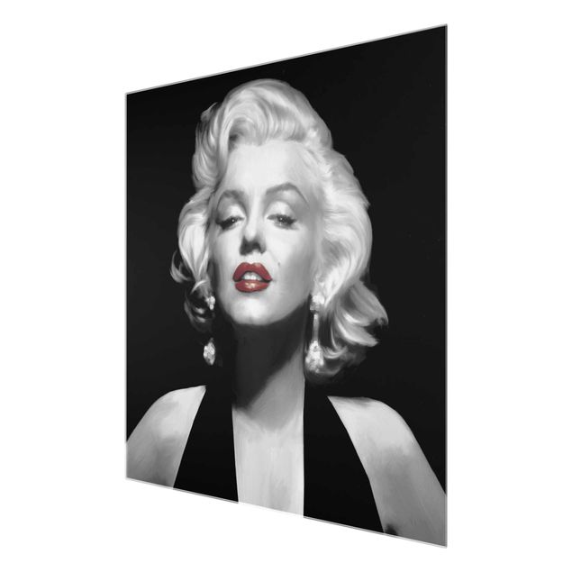 Prints Marilyn With Red Lips