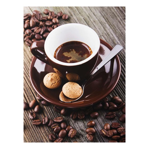 Prints brown Coffee Mugs With Coffee Beans