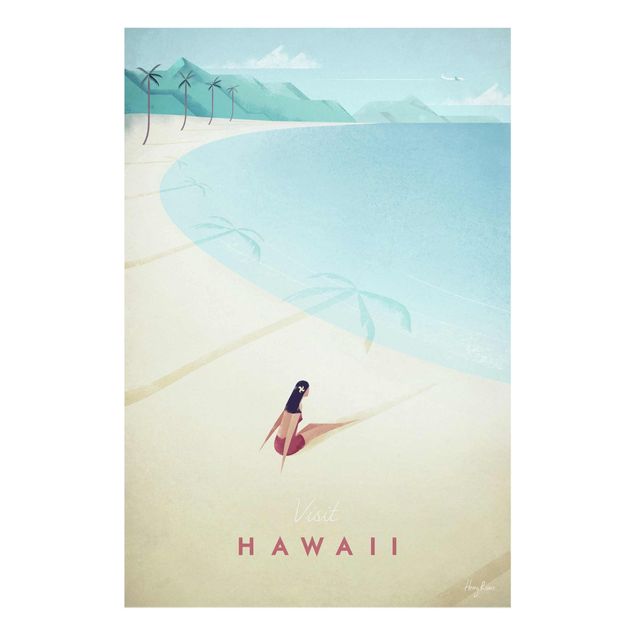 Mountain prints Travel Poster - Hawaii