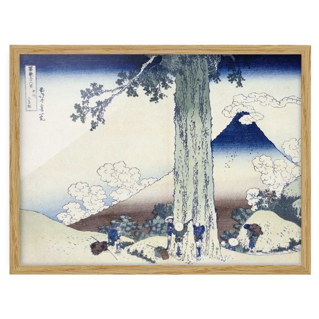 Mountain prints Katsushika Hokusai - Mishima Pass In Kai Province