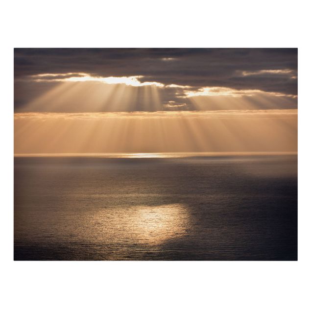 Art prints Sun Beams Over The Ocean