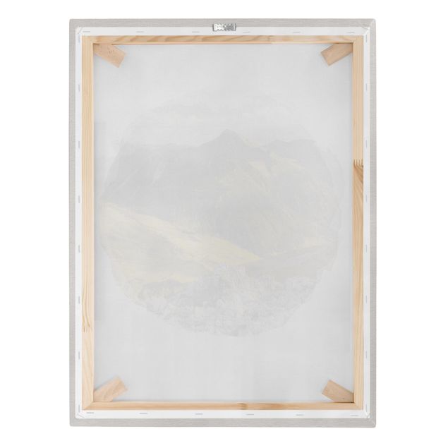 Nature art prints WaterColours - Mountains And Valley Of The Lechtal Alps In Tirol