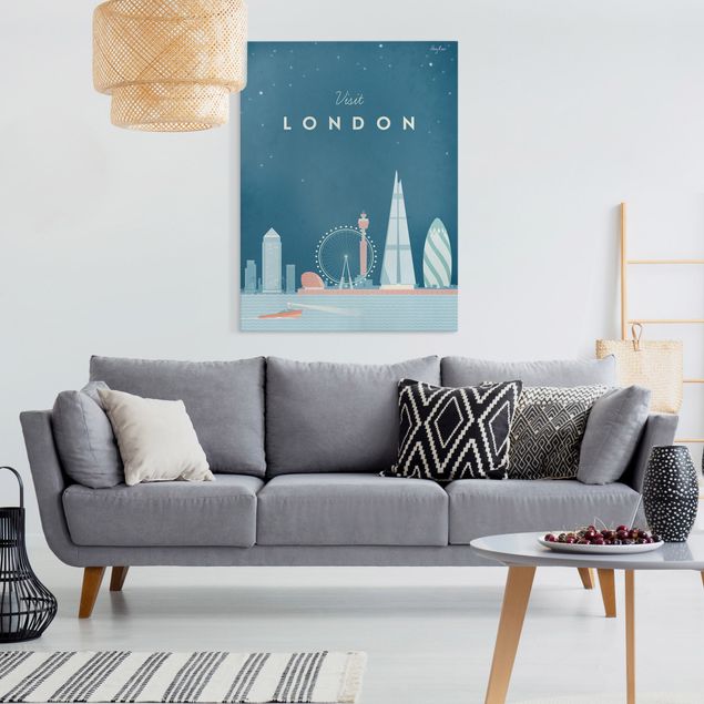 London canvas Travel Poster - London