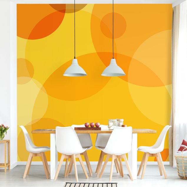 Geometric shapes wallpaper Caribbean Lounge