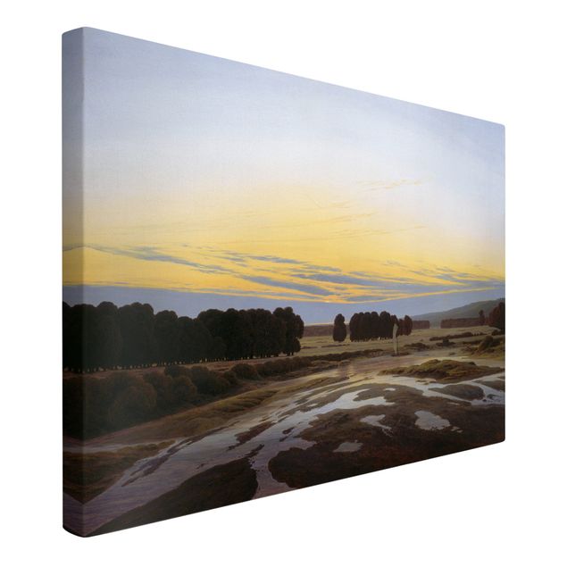 Landscape canvas prints Caspar David Friedrich - The large Enclosure
