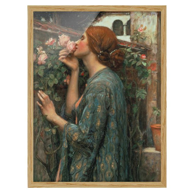 Modern art prints John William Waterhouse - The Soul Of The Rose