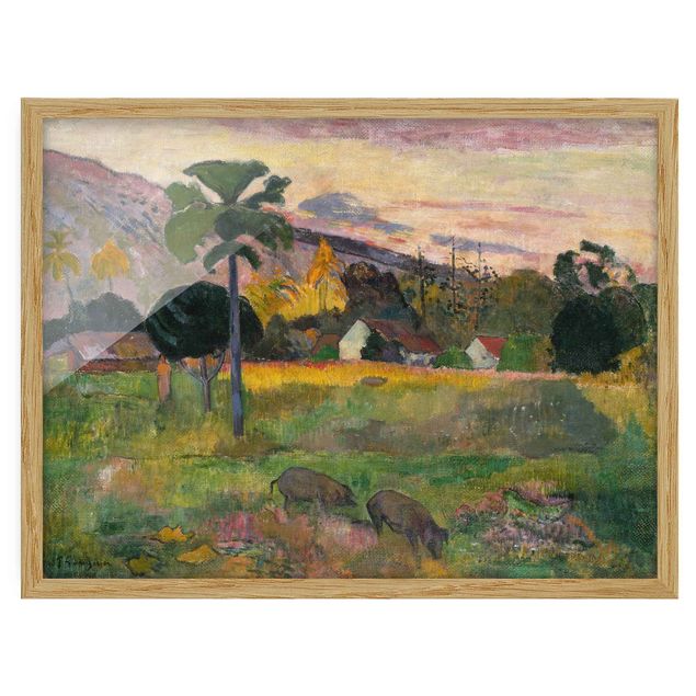 Landscape canvas prints Paul Gauguin - Haere Mai (Come Here)
