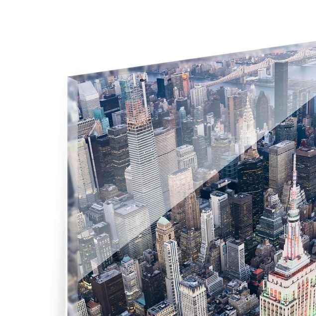 Grey canvas wall art Empire State Of Mind