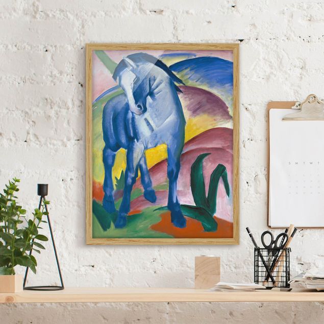 Expressionism painting Franz Marc - Blue Horse I