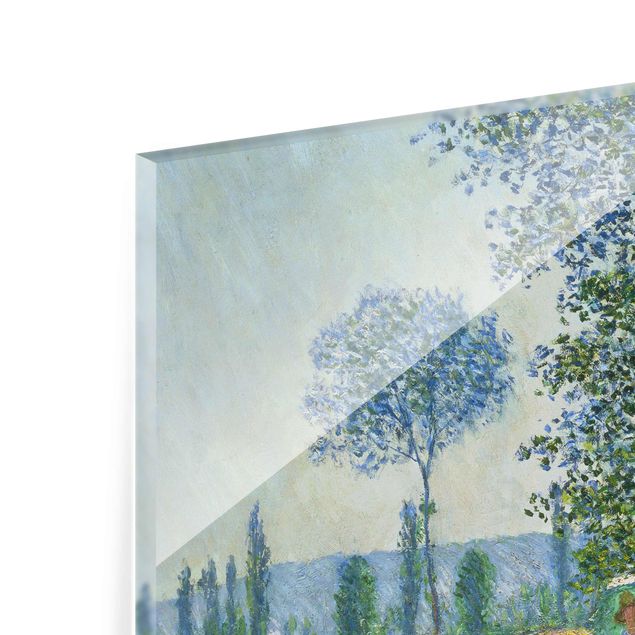 Glass prints flower Claude Monet - Fields In Spring
