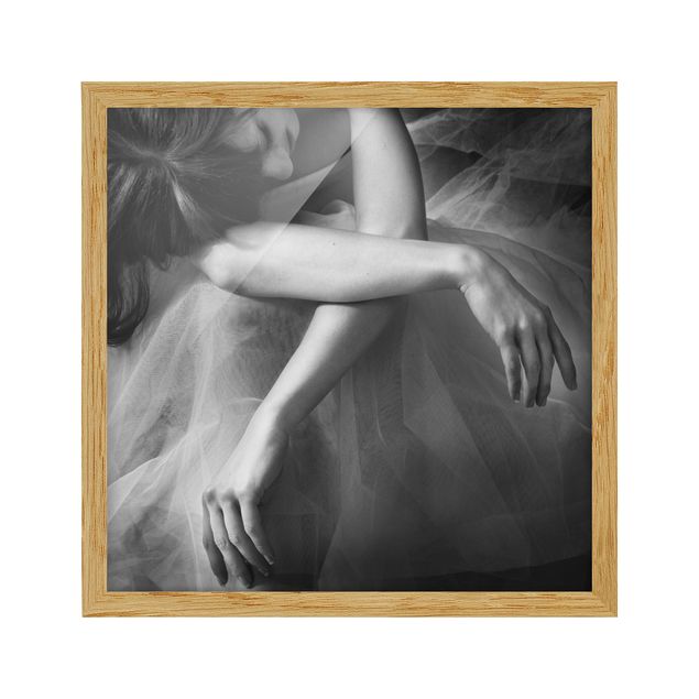 Framed prints black and white The Hands Of A Ballerina