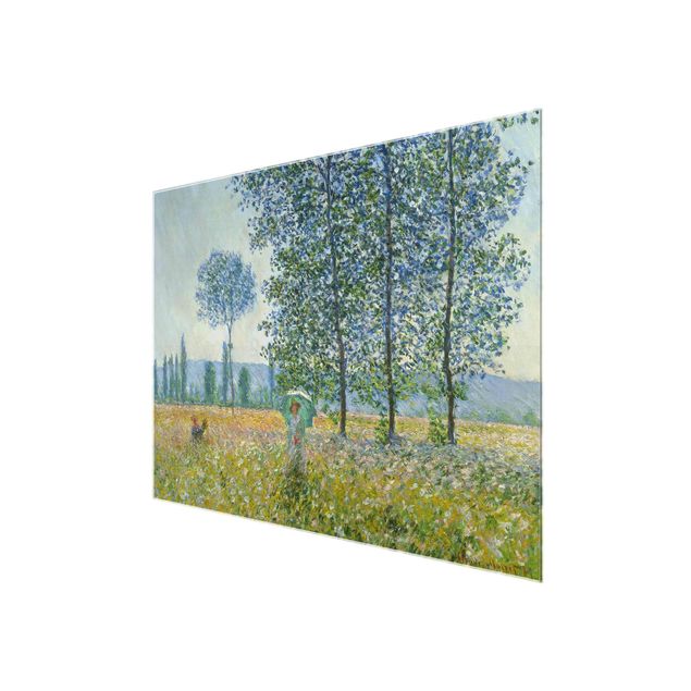 Trees on canvas Claude Monet - Fields In Spring