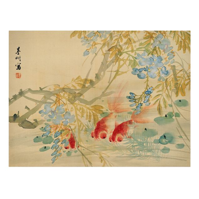 Canvas art Ni Tian - Goldfish