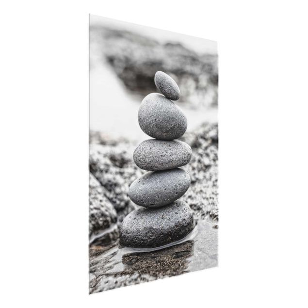Prints modern Stone Tower In Water