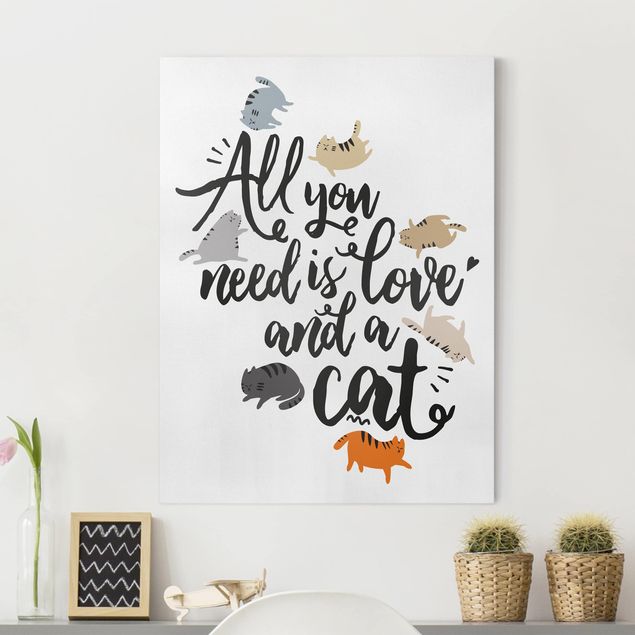 Kitchen All You Need Is Love And A Cat