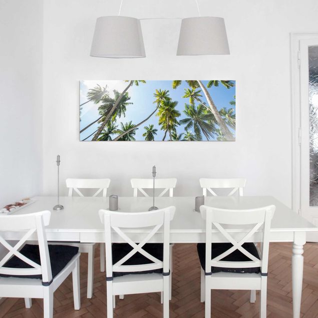 Landscape canvas prints Palm Tree Canopy