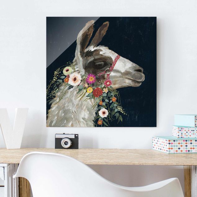 Kitchen Lama With Floral Decoration I