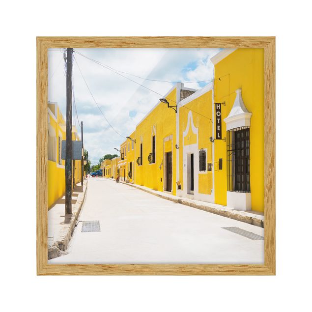Framed art prints City In Yellow