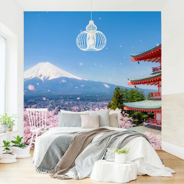 Wallpapers mountain Chureito Pagoda And Mt. Fuji
