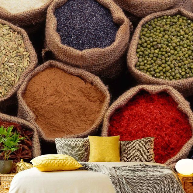 Adhesive wallpaper Colourful Spices
