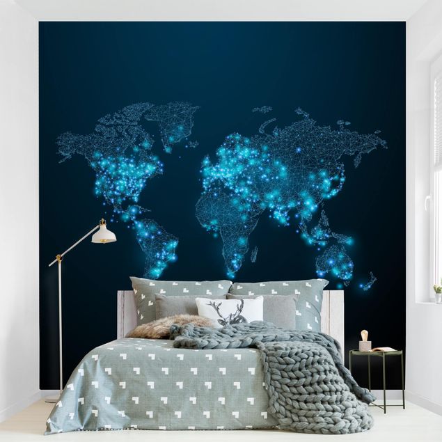 Wallpapers modern Connected World World Map