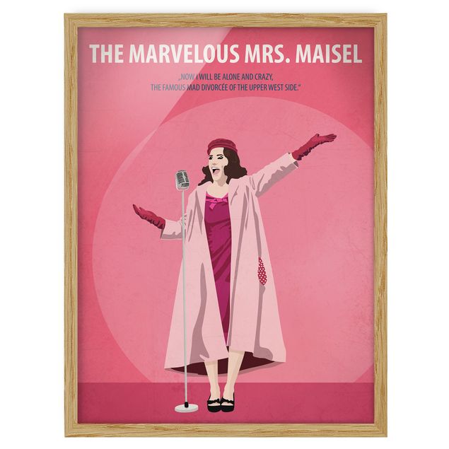 Prints portrait Film Poster The Marvelous Mrs. Maisel