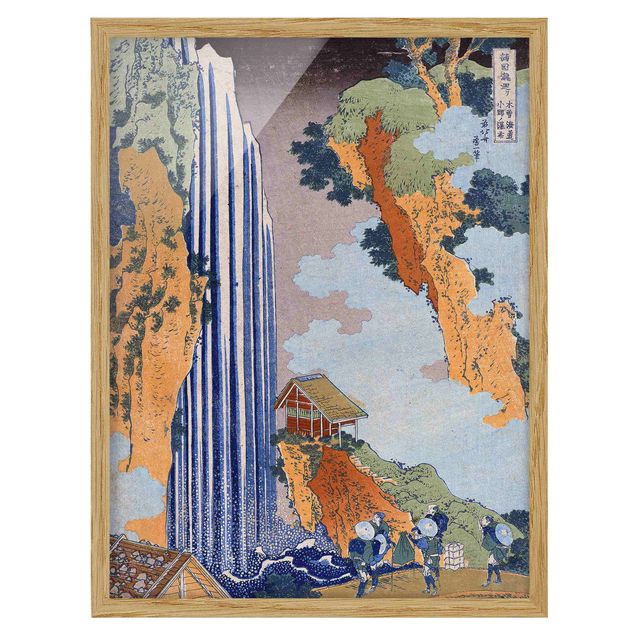 Art posters Katsushika Hokusai - Ono Waterfall on the Kisokaidô