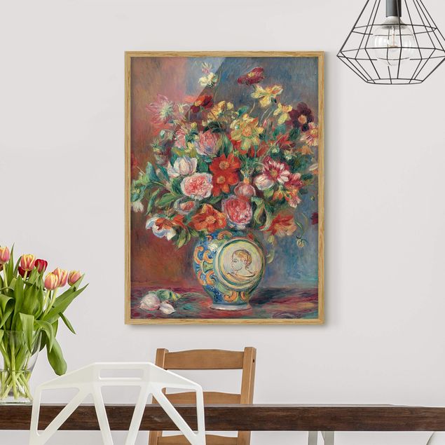 Impressionist art Auguste Renoir - Flower vase