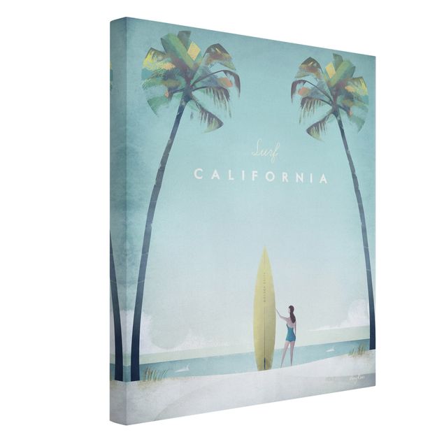 Canvas sea Travel Poster - California