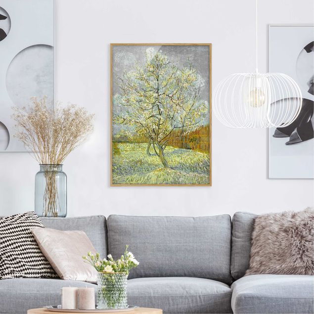 Impressionist art Vincent van Gogh - Flowering Peach Tree