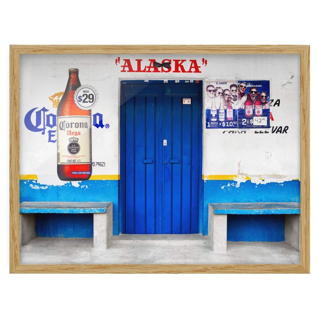 Contemporary art prints Alaska Blue Bar