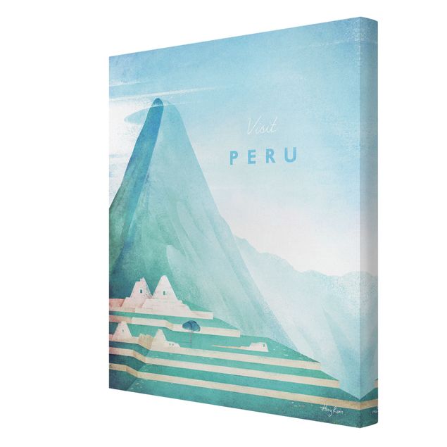 Canvas art prints Travel Poster - Peru