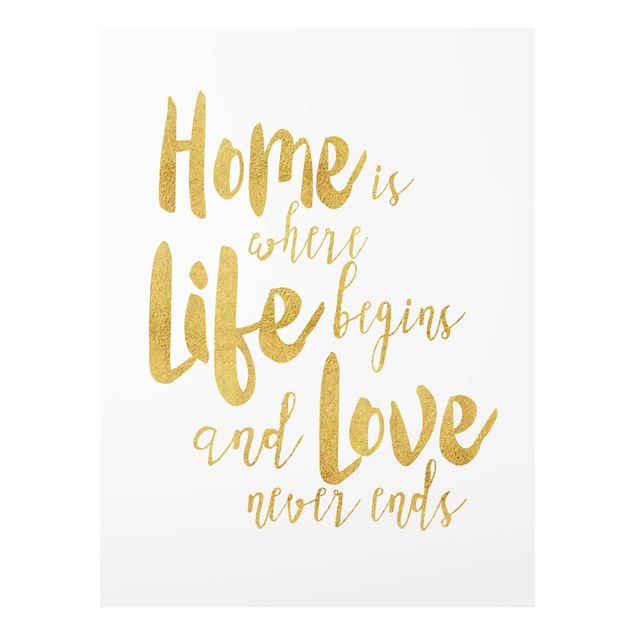 Andrea Haase Home Is Where Life Begins Gold