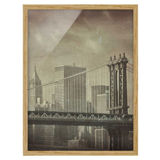 Retro photo prints Vintage New York City