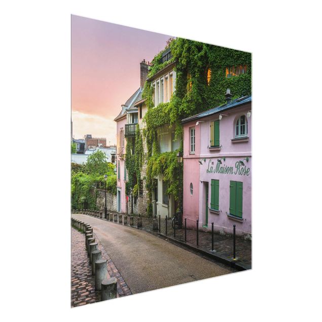 Paris art prints Rose Coloured Twilight In Paris