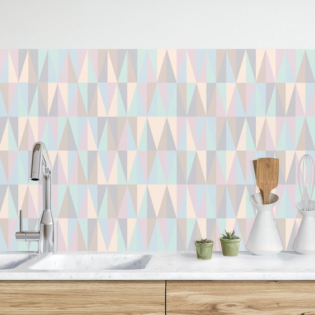 Kitchen Triangles In Pastel Colours II