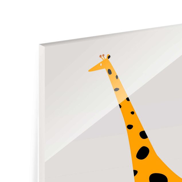 Prints Yellow Giraffe
