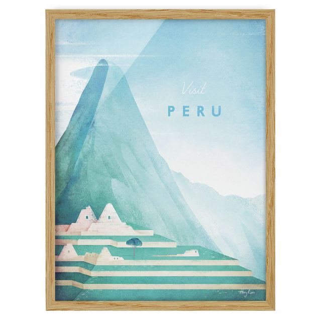 Canvas art Travel Poster - Peru