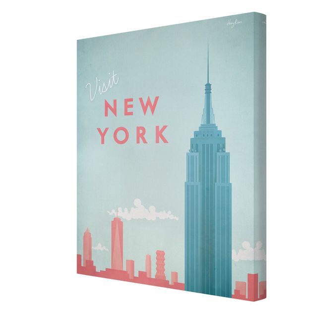 Prints vintage Travel Poster - New York